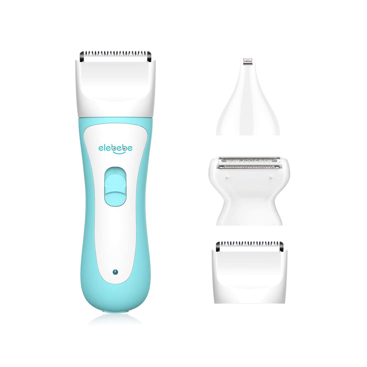 Cordless 3 Cutting Heads Baby Hair Clippers