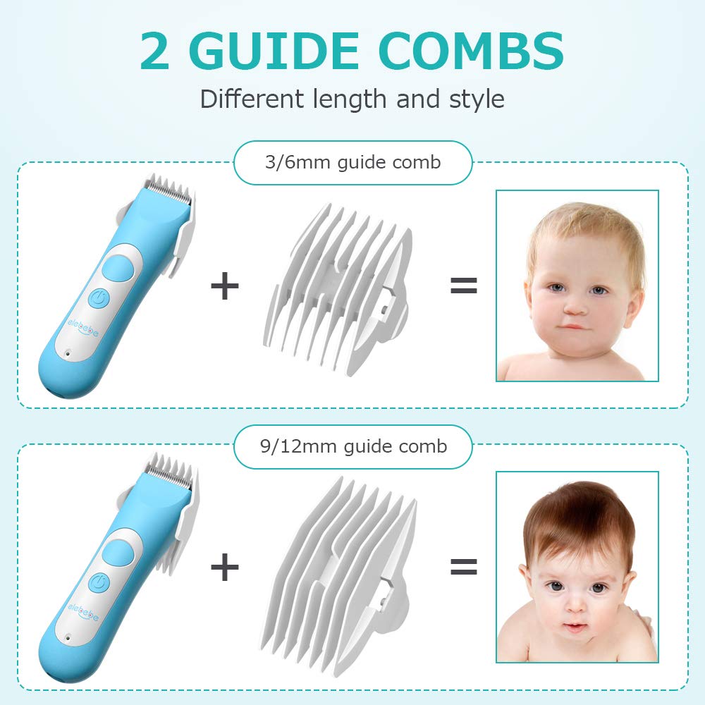 Safe Quiet Baby Hair Clippers - 2 