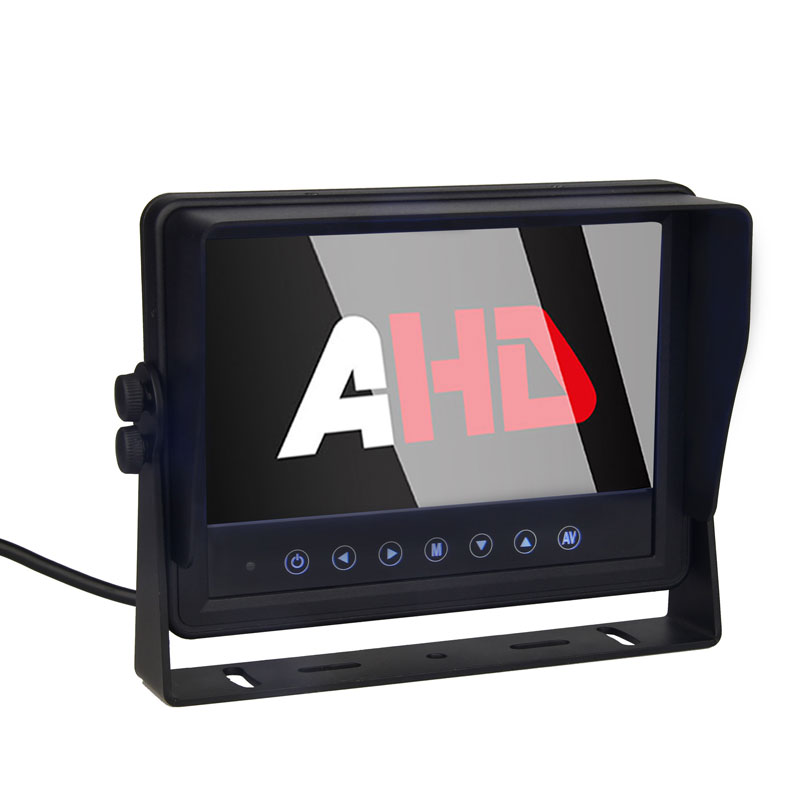 Monitor per auto impermeabile AHD da 10,1 pollici con pulsanti a sfioramento