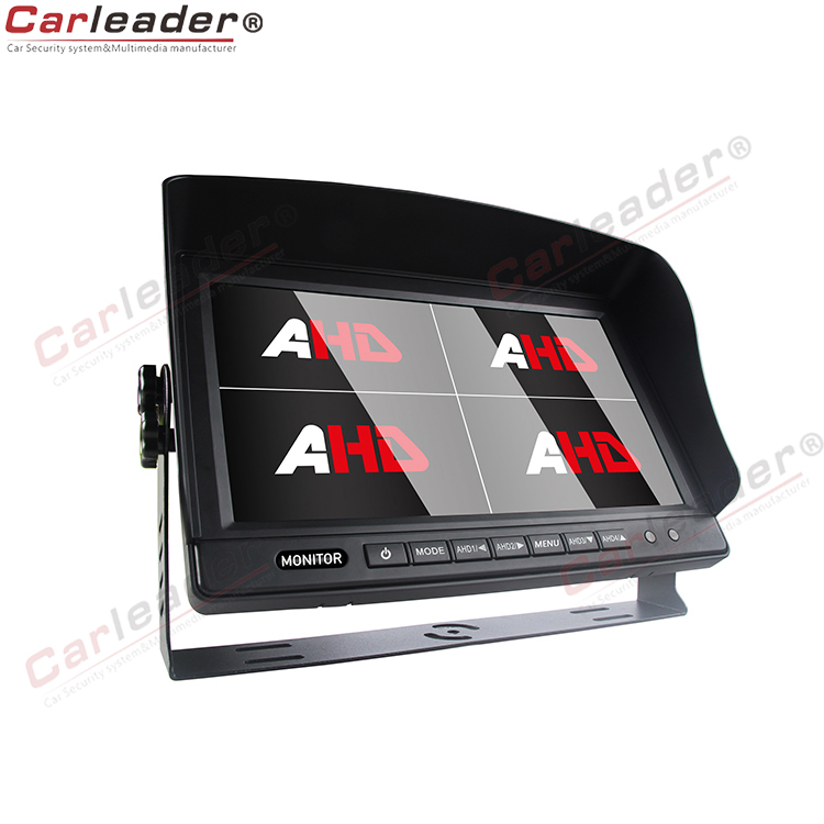 ຈໍຂະ ໜາດ 10.1inch HD Quad-View Car Monitor ພ້ອມດ້ວຍການປ້ອນຂໍ້ມູນກ້ອງສີ່ຕົວ - 0