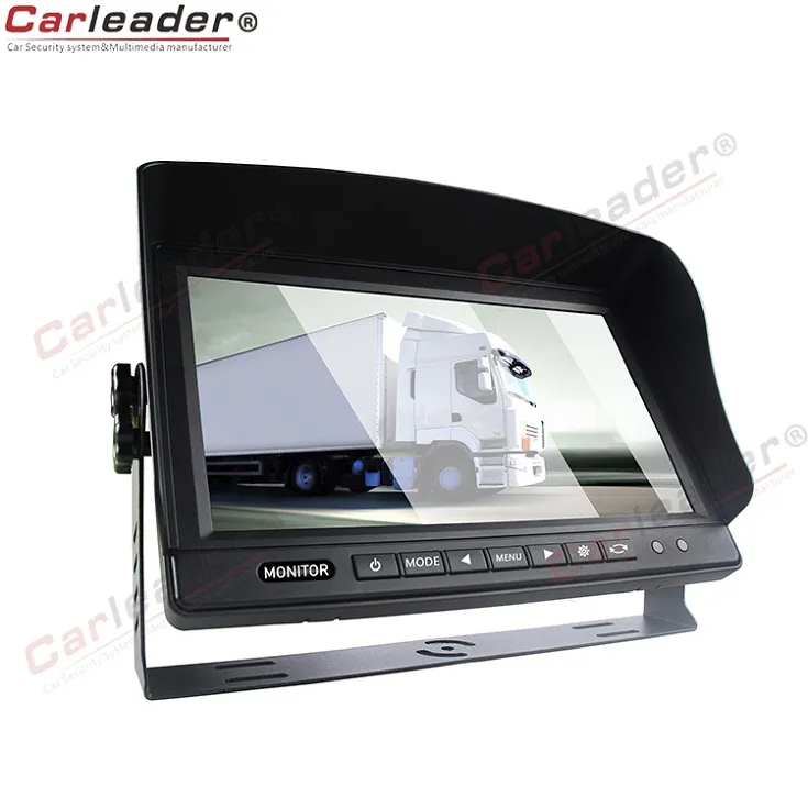 Monitor de montaje en tablero Lcd para caravana de 10 pulgadas con cámara