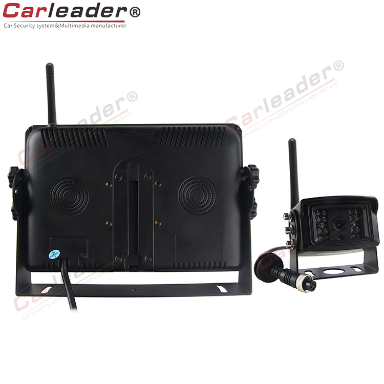 2,4 G-os vezeték nélküli autómentőkamera 7 hüvelykes hátsó nézetű autófigyelő rendszer készlet pótkocsihoz - 1