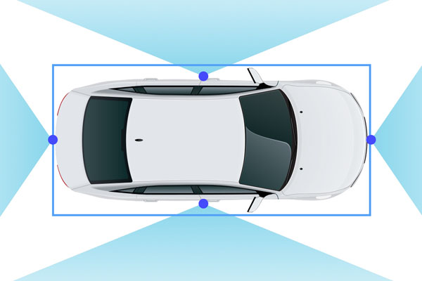 قطعة أثرية أساسية للمركبة! يمكن لكاميرا الرؤية الخلفية تقليل معدل الحوادث بشكل فعال والقيادة بأمان 360 درجة.