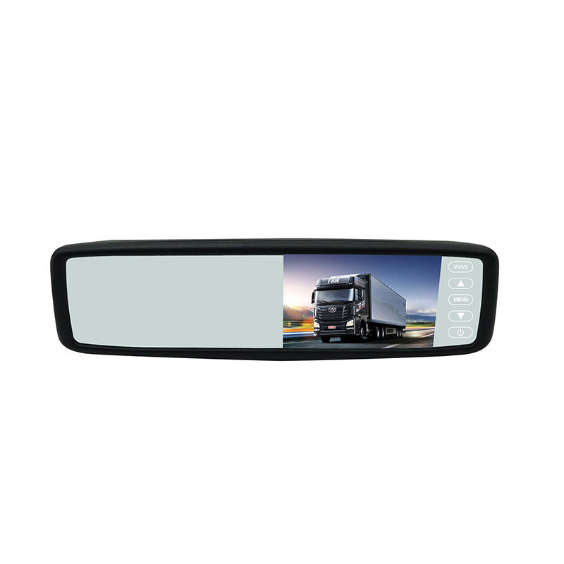 4.3 inch TFT Color Clip on Car Rear View Mirror Monitor