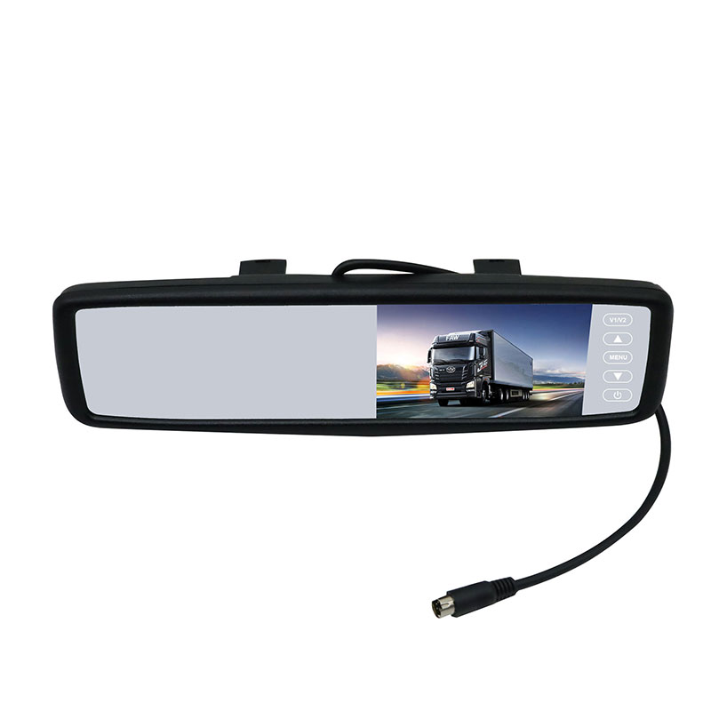 4.3 inch TFT Color Clip on Car Rear View Mirror Monitor - 1 