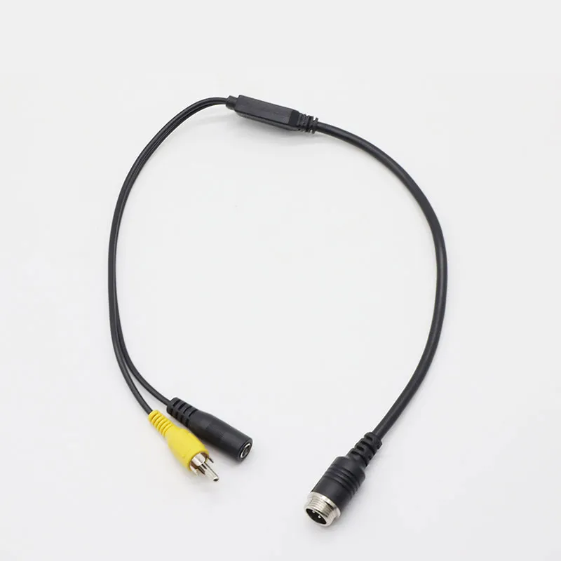 4P M til RCA M og DC Adapter-kabel