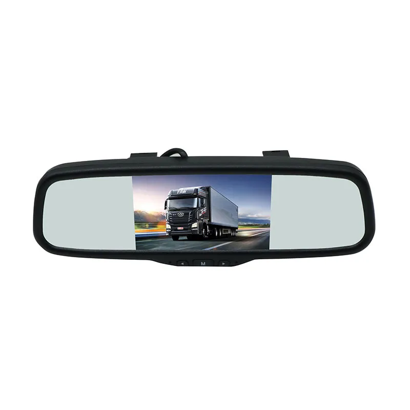 5 ນິ້ວ TFT LCD Car Rear View Mirror Monitor ສໍາລັບບ່ອນຈອດລົດ