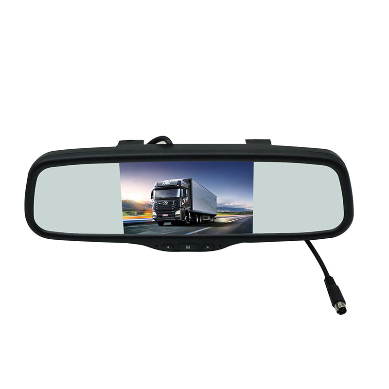 5 inch TFT LCD Car Rear View Mirror Monitor for Parking - 0 