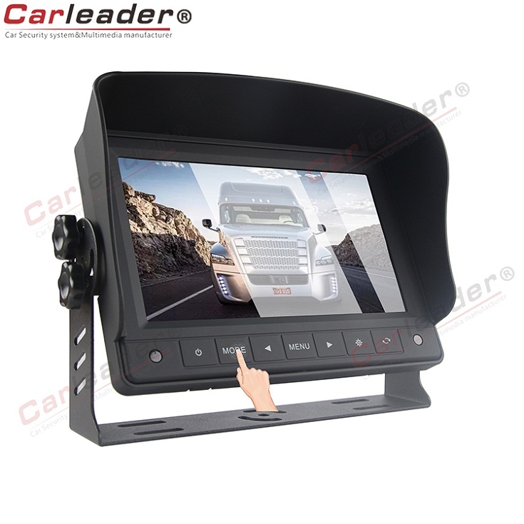 7'' Digital LCD Car Dash Mount Monitor With Touch Button