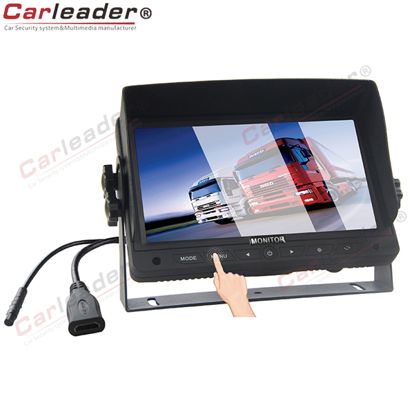 7” high resolution monitor with HD and touch button - 1 