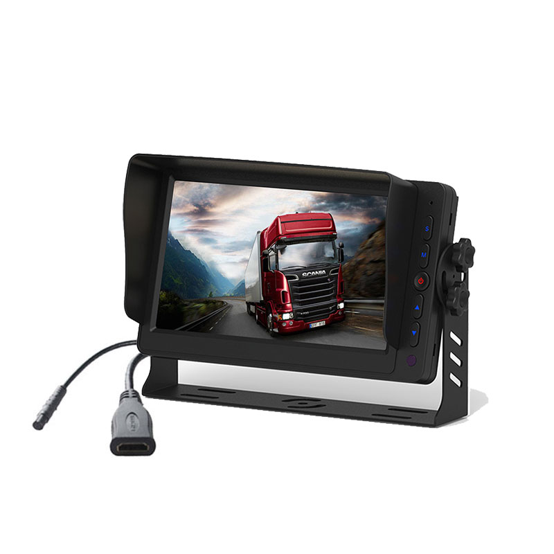 7-inch HDMI vehicle monitoring display