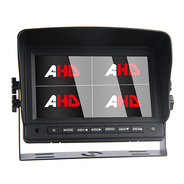 7 Inch Touch Screen AHD Quad Monitor - 0