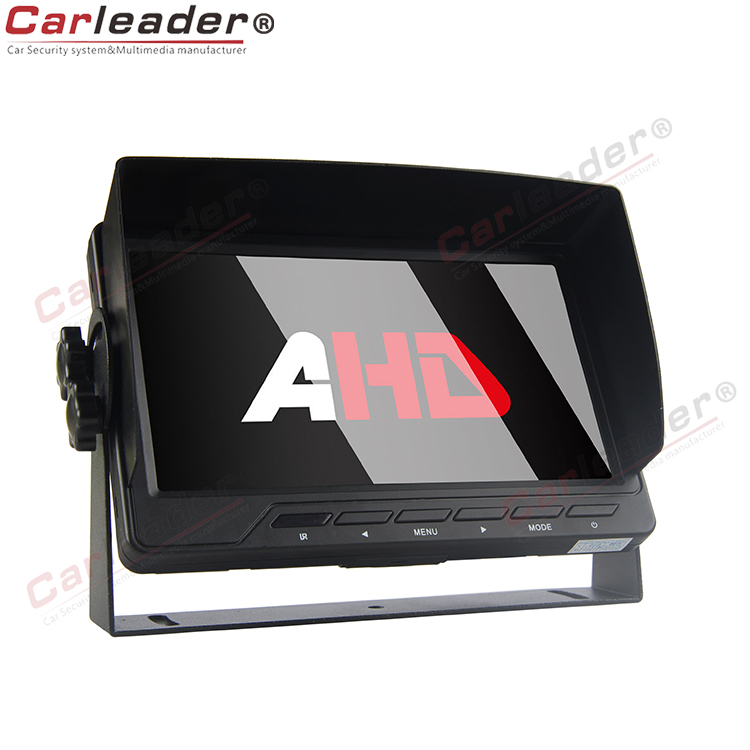 شاشة AHD مثبتة على لوحة السيارة مقاس 7 بوصة مزودة بقوس - 3
