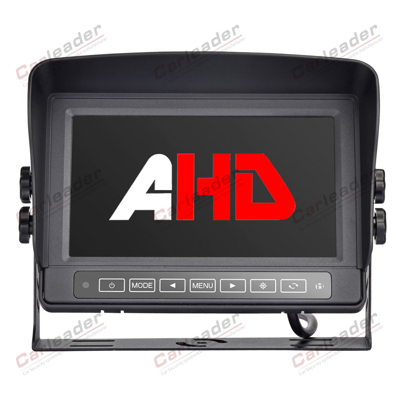 7inch Waterproof Vehicle AHD Monitor With Touch Button