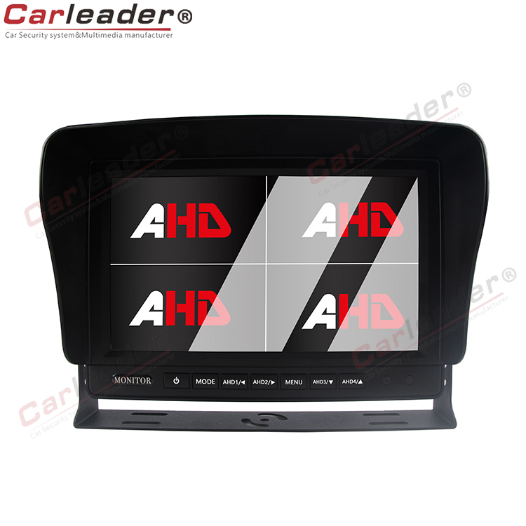 9 Inch HD Quad Car Rearview Monitor With Four Cameras Input - 2 