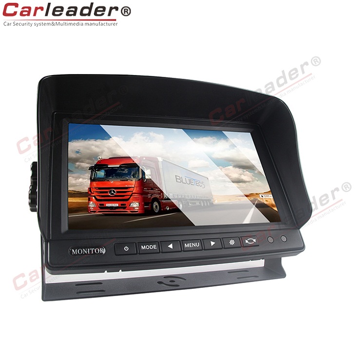 Monitor de montaje en tablero LCD para coche de 9 pulgadas para autobús / camión / Carvan