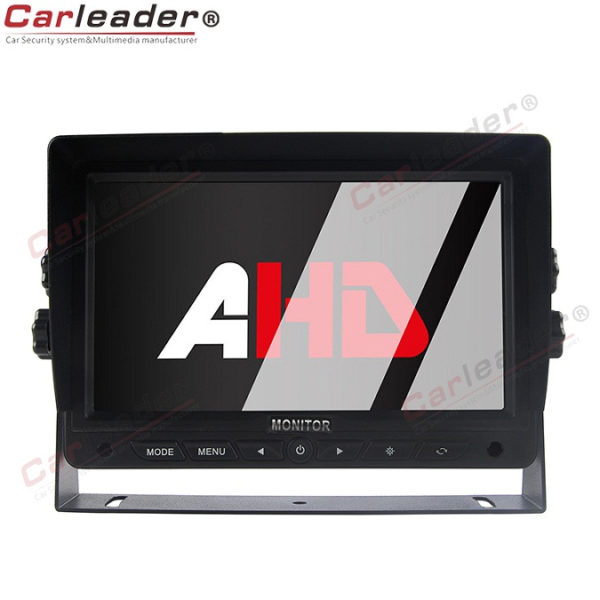 AHD 7 Inch Digital LCD Dash Mount Monitor With Switch Mirror Flip Function