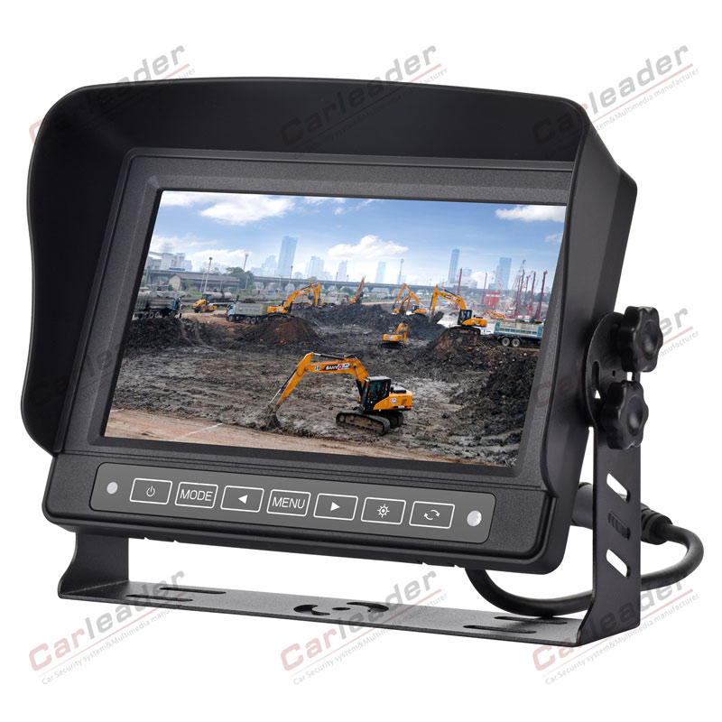 7inch Waterproof Vehicle AHD Monitor With Touch Button - 1