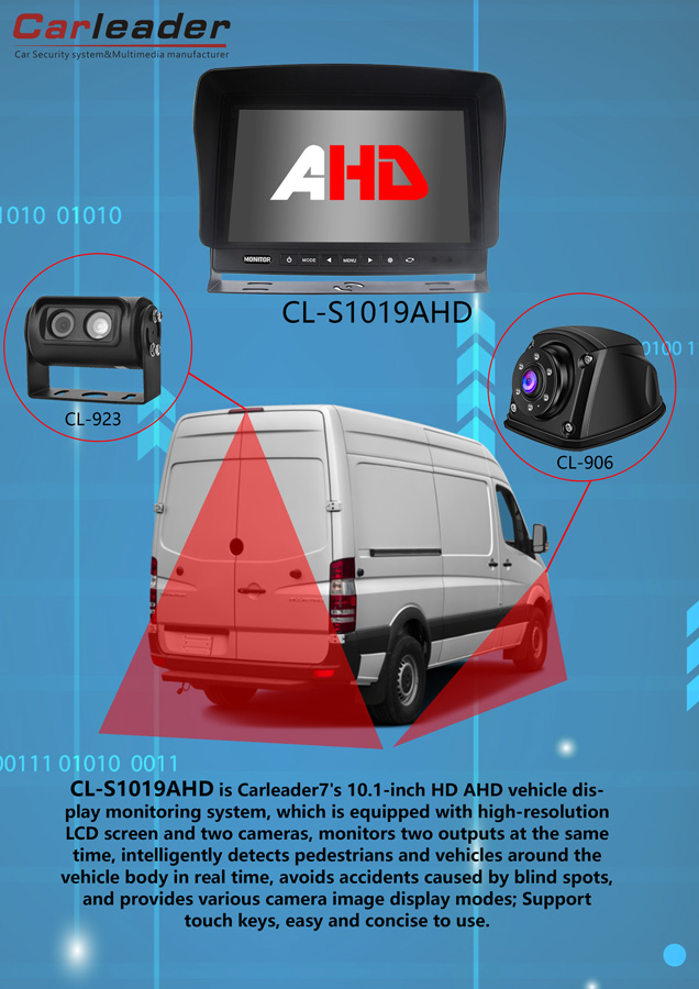10.1 Inch Car HD Digital Surveillance Display