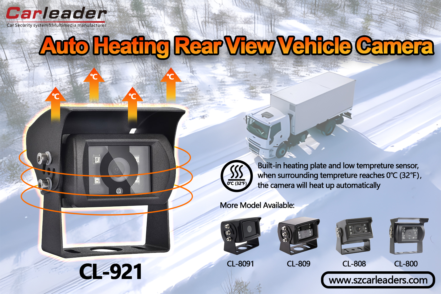 heating truck camera