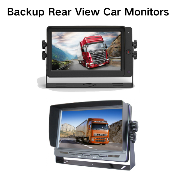 Rear view monitors for car