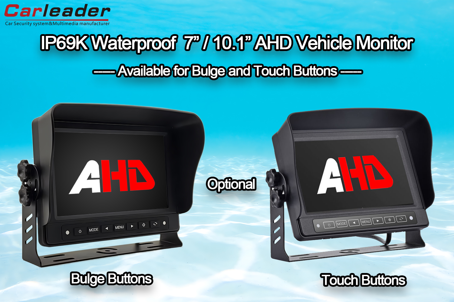 Carleader Waterproof Bulge Buttons and Touch Buttons