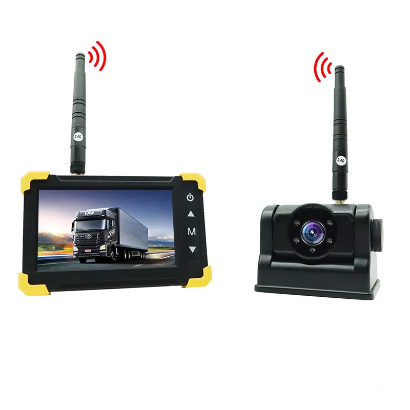 Rechargeable 5 '' Digital Wireless Monitor System ສໍາລັບ RV