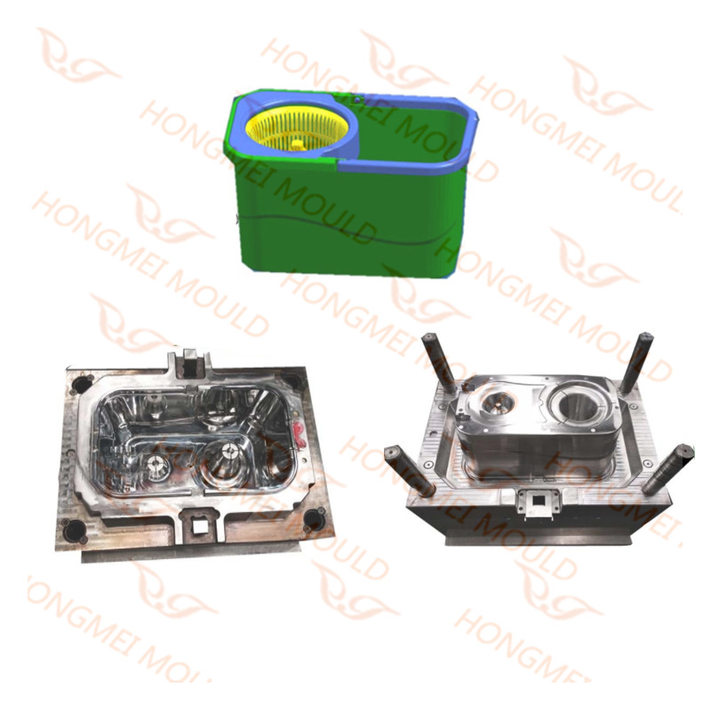 Plastic Rotating Spin Mop Bucket Mould - 0