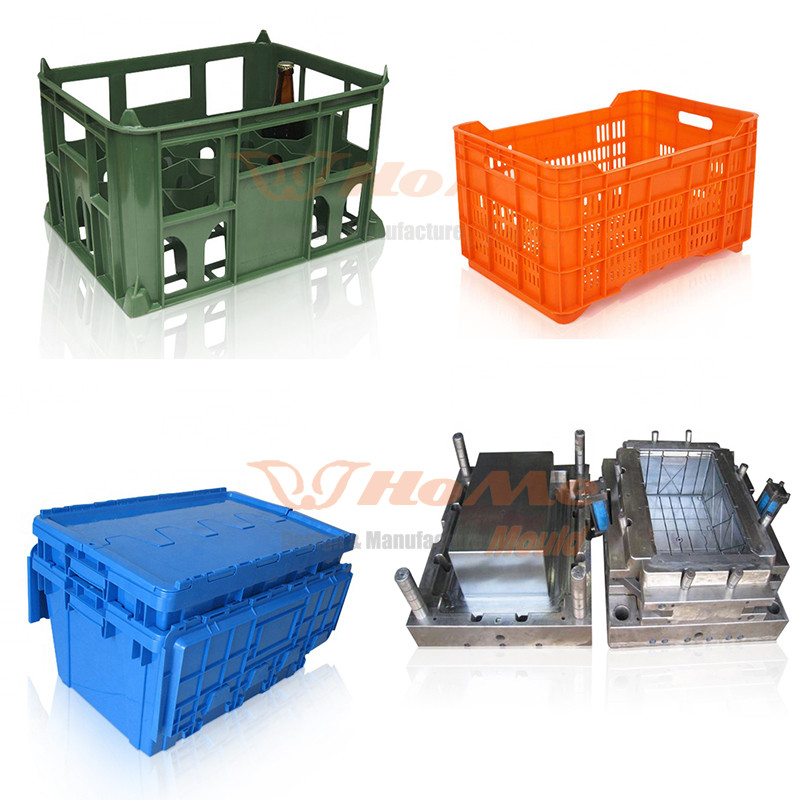 Plastic Crate Injection Mold Cooling Design