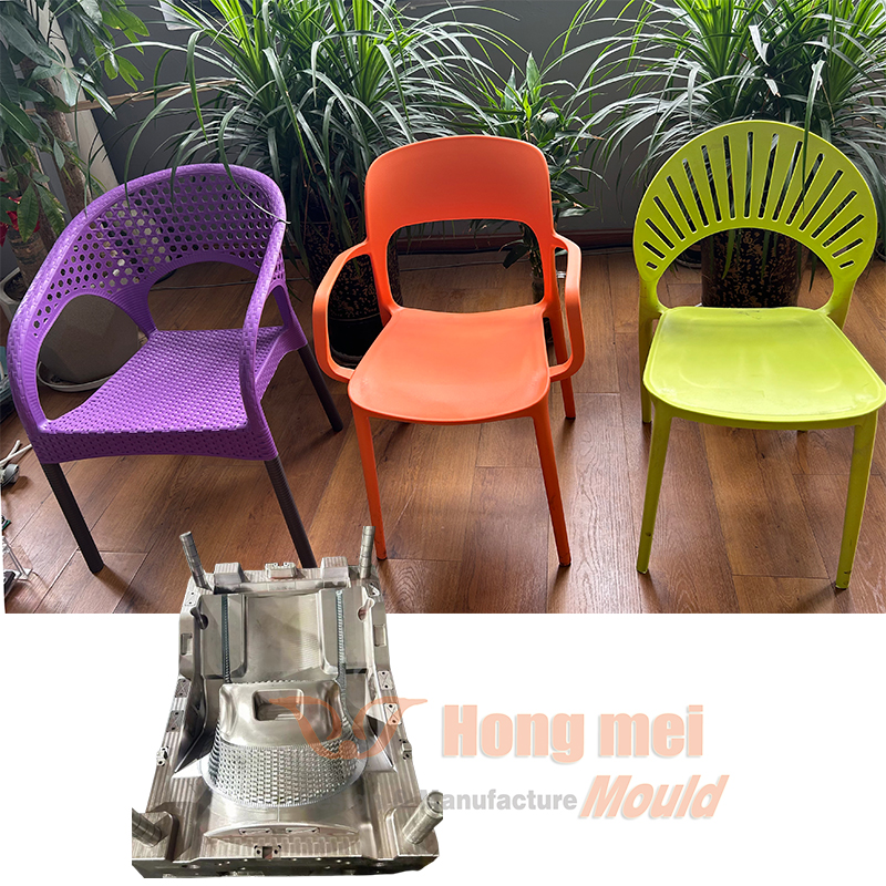 Plastic furniture injection mould chairs and table mold professional manufacturer - Hongmei mould