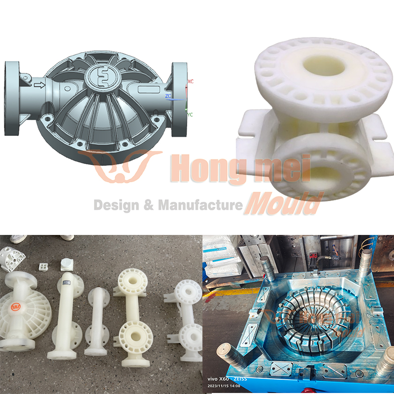 How to make anti-rust for Pneumatic Diaphragm Pump Injection Mold PTFE Air Pump Muold Membrane Pump Tooling