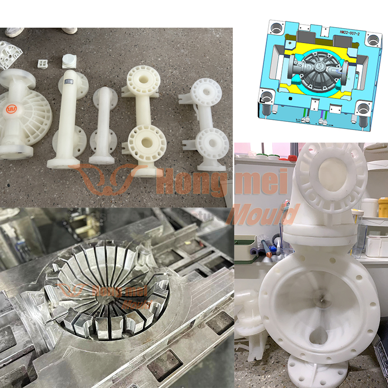 Professional plastic mould maker for Pneumatic Diaphragm Pump Injection Mold PTFE Air Pump Muold Membrane Pump Tooling