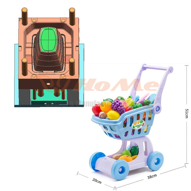 Baby Shopping Cart Mould - 3 