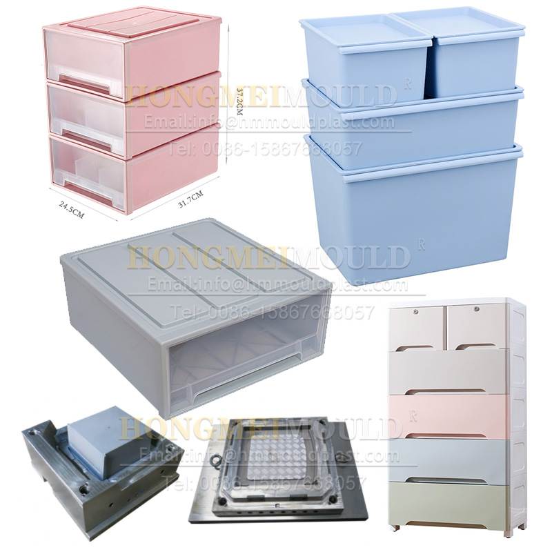 Combined Drawer Cabinet Mould - 8