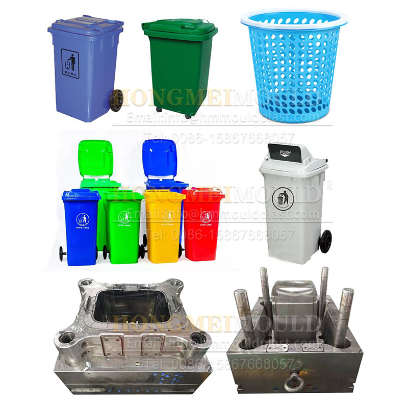Plastic Trash Can Mould - 2