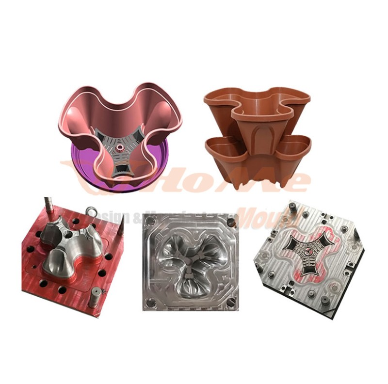 Design of the Multilateral Flower Pot Mold