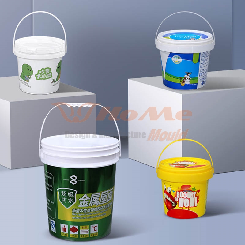 Large Capacity Industry Design Buckets Plastic Injection Mould - 4 
