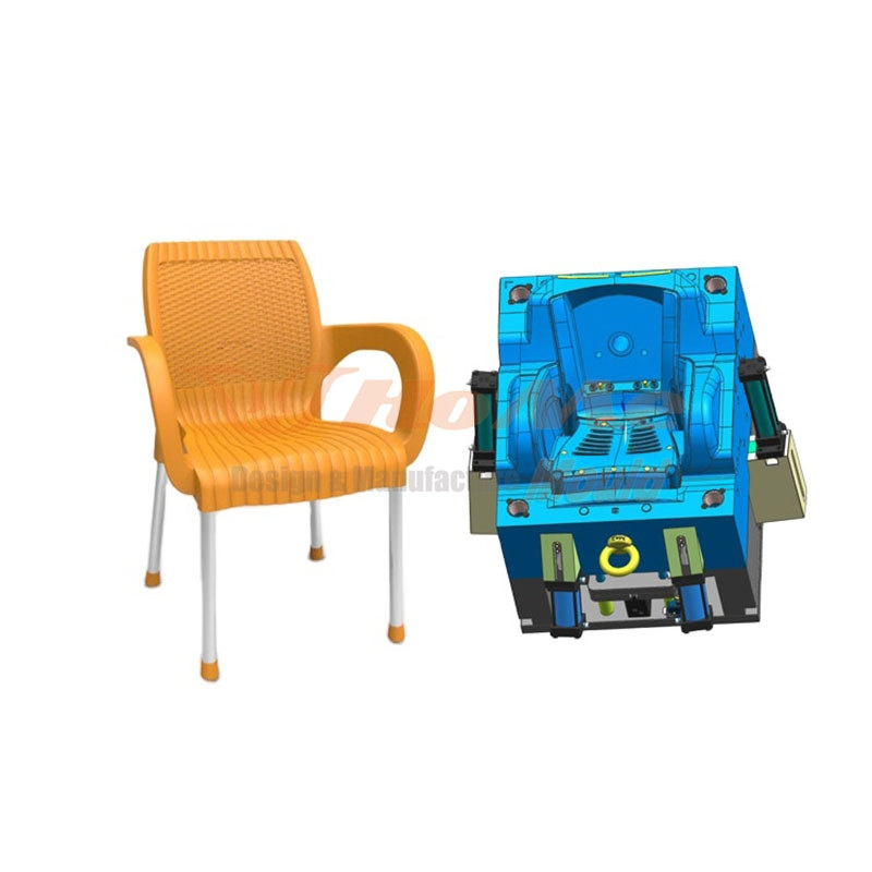 Plastic Rattan Armable Chair​ Mould - 2