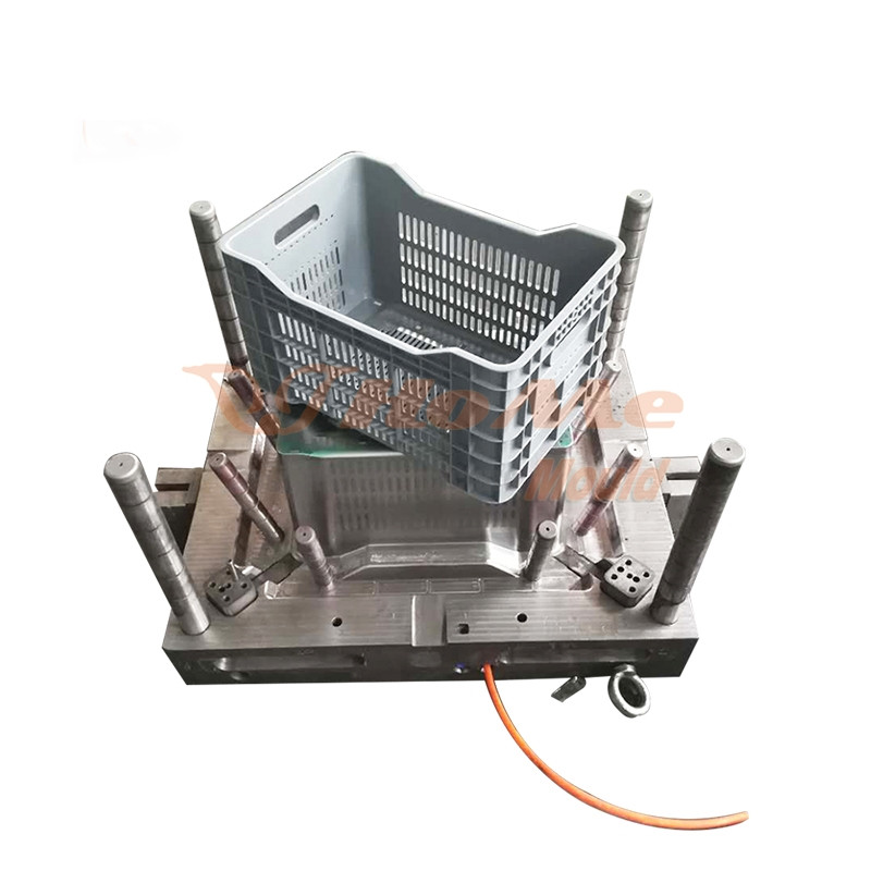 Plastic Turnover Fruit Crate Mould - 2
