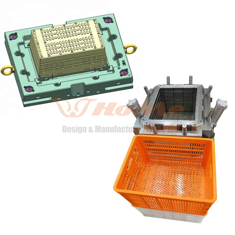 Plastic Turnover Fruit Crate Mould