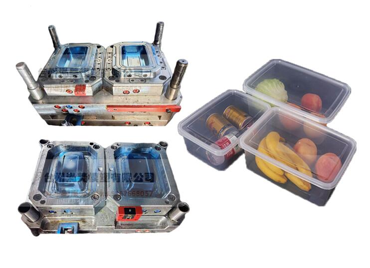 Thin wall round lunch box injection mould - 2 