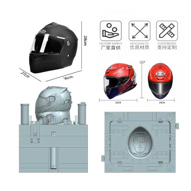 Safety Helmet Mould 1 - 0 