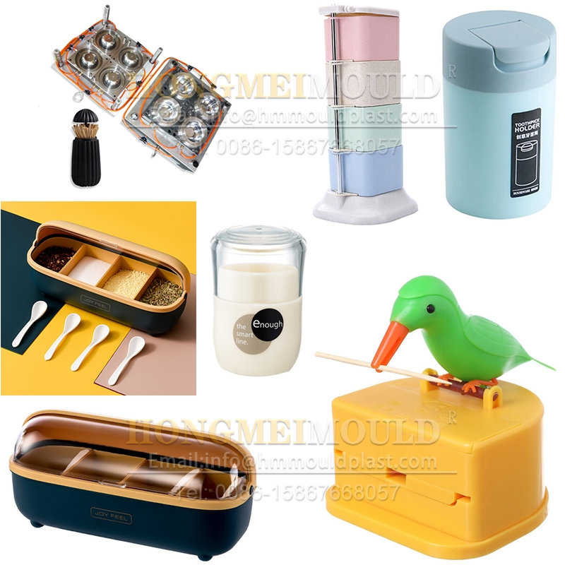 Seasoning Can And Toothpick Box Mould - 1 