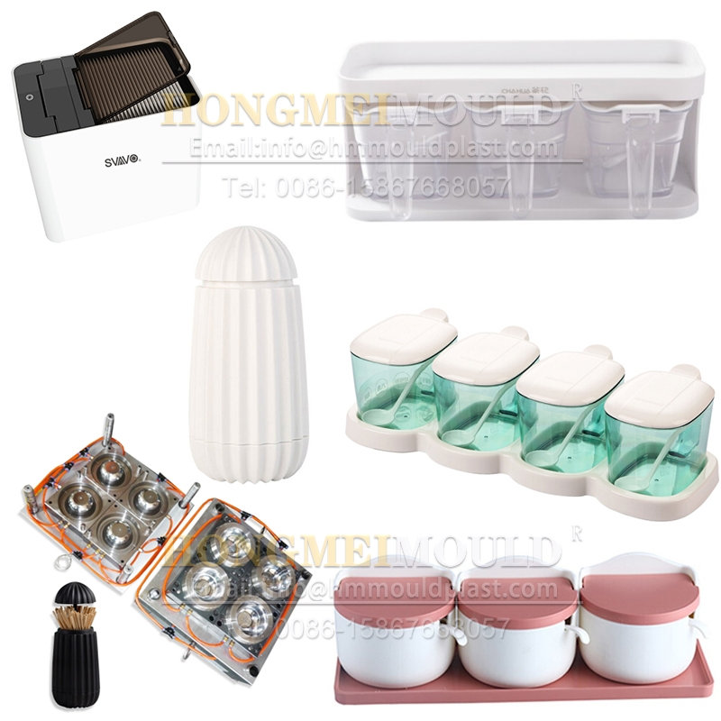 Seasoning Can And Toothpick Box Mould - 2 