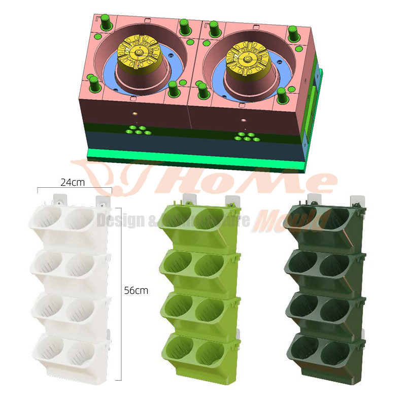 Wall Hanging Type Combination Plastic Flowerpot Mould