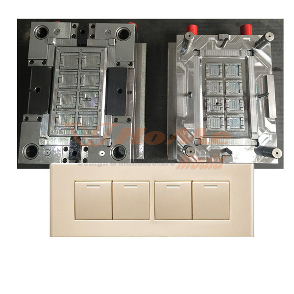 Wall Switch Socket Outlet Overmolding Injection Mould - 1 