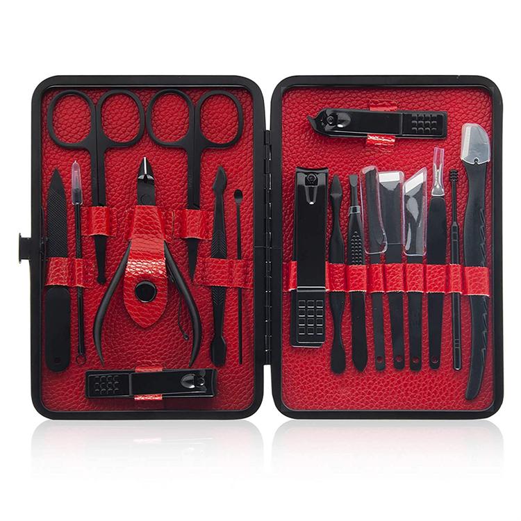 18PCS Professional Nail Stainless Steel Manicure Set