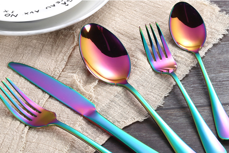 Stainless Steel Flatware Cutlery Silverware Set - Mga Mahahalaga sa Kusina