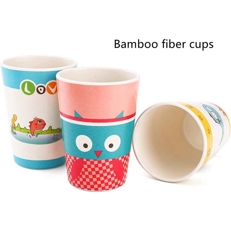 BPA-vabad korduvkasutatavad koomiksite joogitopsid bambusest lastele - 2