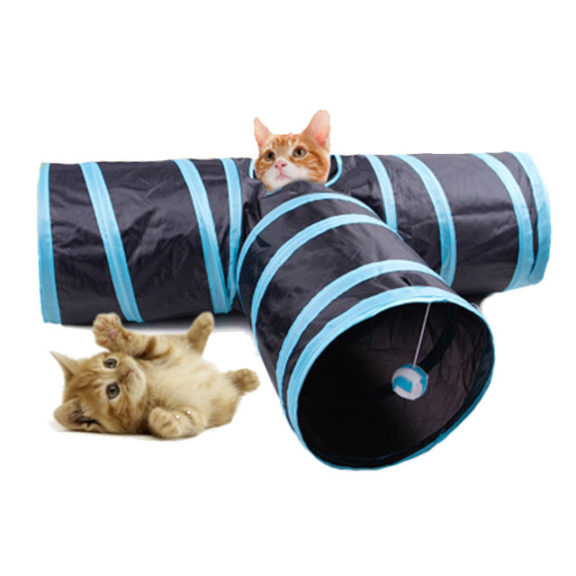 3 Way Collapsible Cat Tunnel